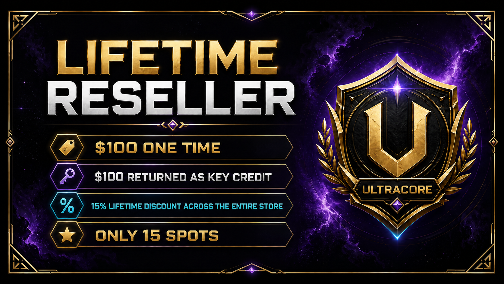 Lifetime Reseller Tier featured artwork